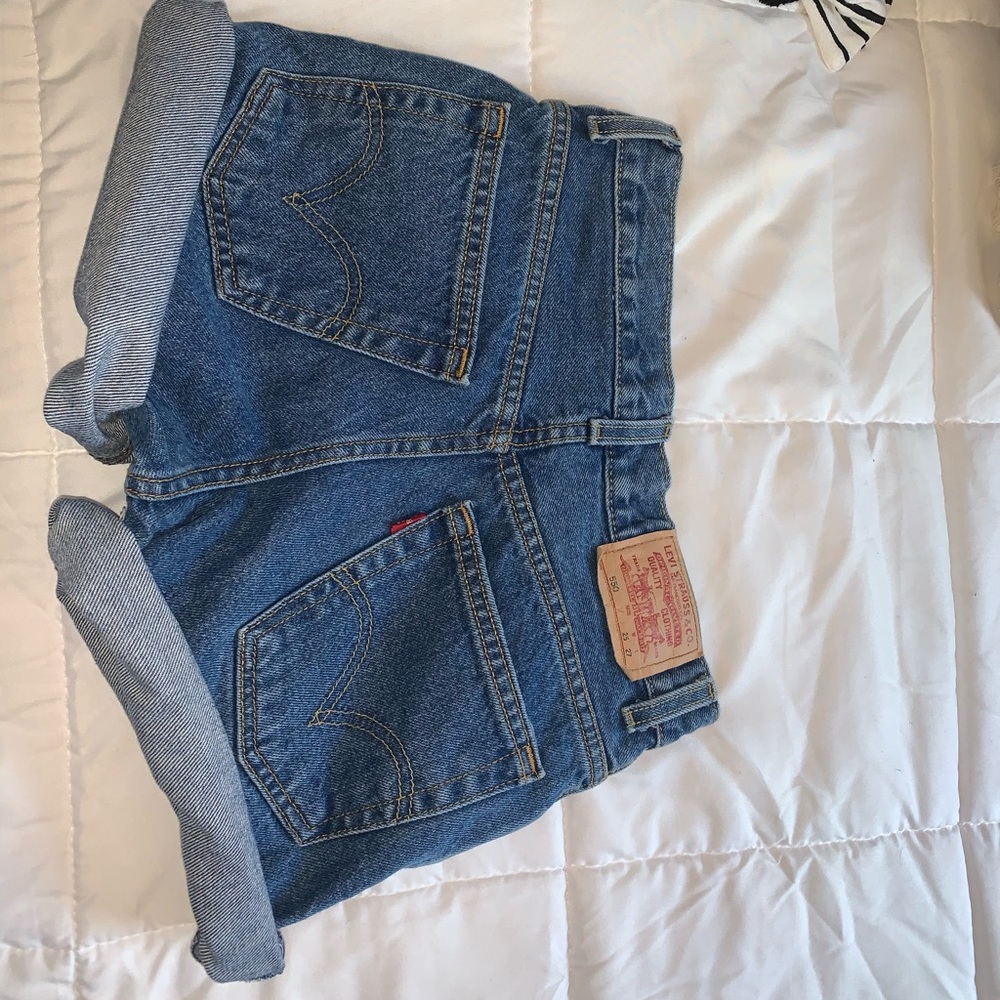 550s Levi vintage shorts size 25w - Picture 3 of 6
